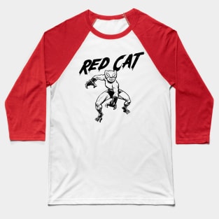 The Righteous Red Cat! Baseball T-Shirt